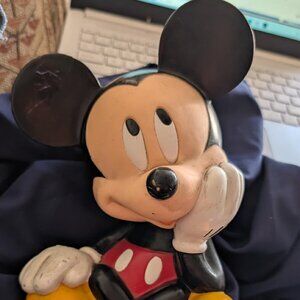Plastic Mickey Mouse coin bank by Applause